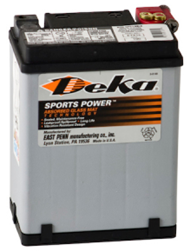 Deka ETX15 AGM Power Sport Battery (220 CCA)