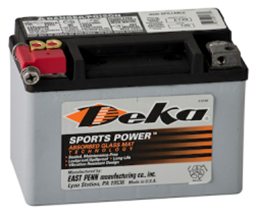 Deka ETX9 AGM Power Sport Battery (120 CCA)