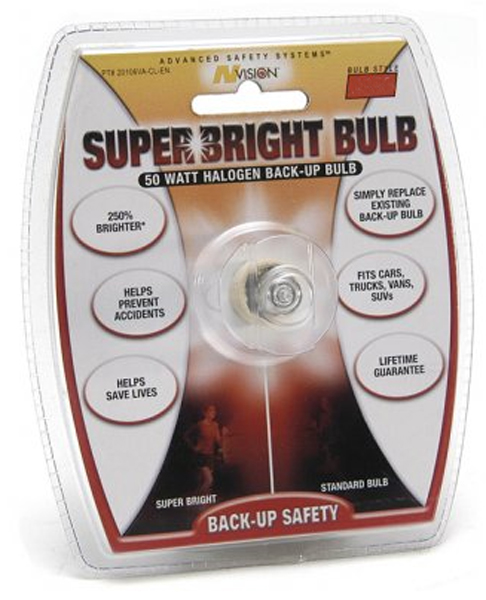 50 Watt 3156 Style Halogen Super Bright Back-Up Bulb
