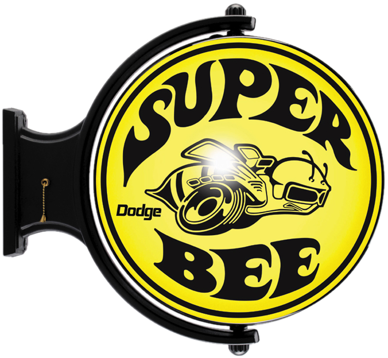 Dodge Super Bee Revolving Wall Light