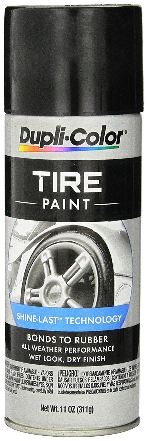Dupli-Color Black Tire Paint (11 OZ.)