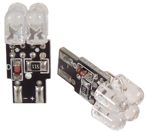 Evo LED T-10 Blue Replacement Mini Bulb (Pair)