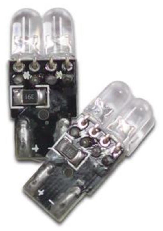 Evo LED T-10 Bullet Blue & White Replacement Mini Bulb (Pair)