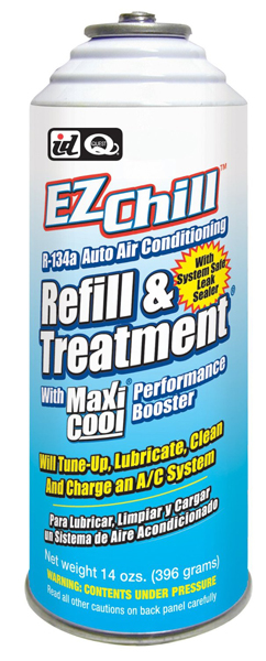 EZ Chill R-134a Refill, Oil Charge & Maxi Cool Booster Treatment (14 oz)