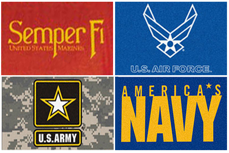 Military Starter Area Mats (19" x 30")