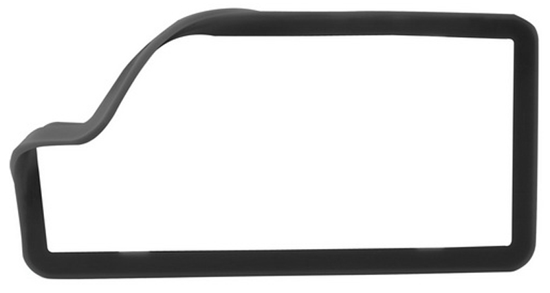 Black Flexible License Plate Frame