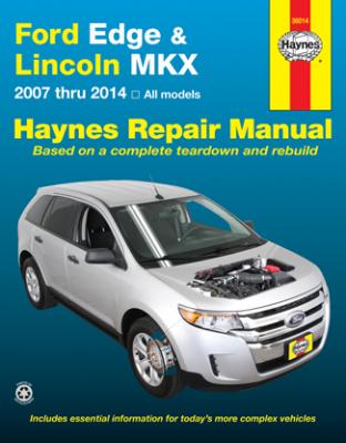 Ford Edge & Lincoln MKX Haynes Repair Manual (2007-2014)