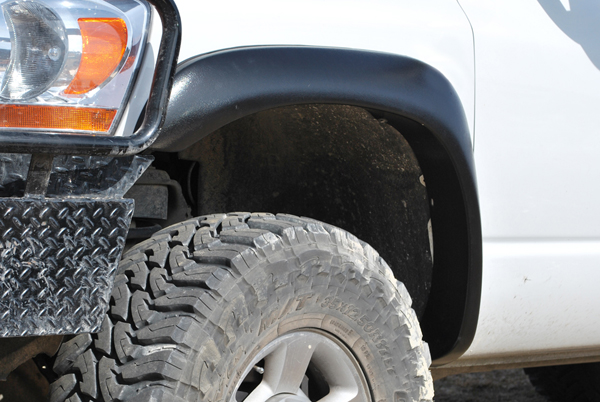 Ford F-250 Lund Elite Wide Style Fender Flares (2011-2016) - Finish:Smooth