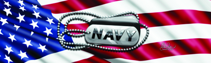 Grafix Jam Navy Tags Rear Window Decal - Size:58 X 18