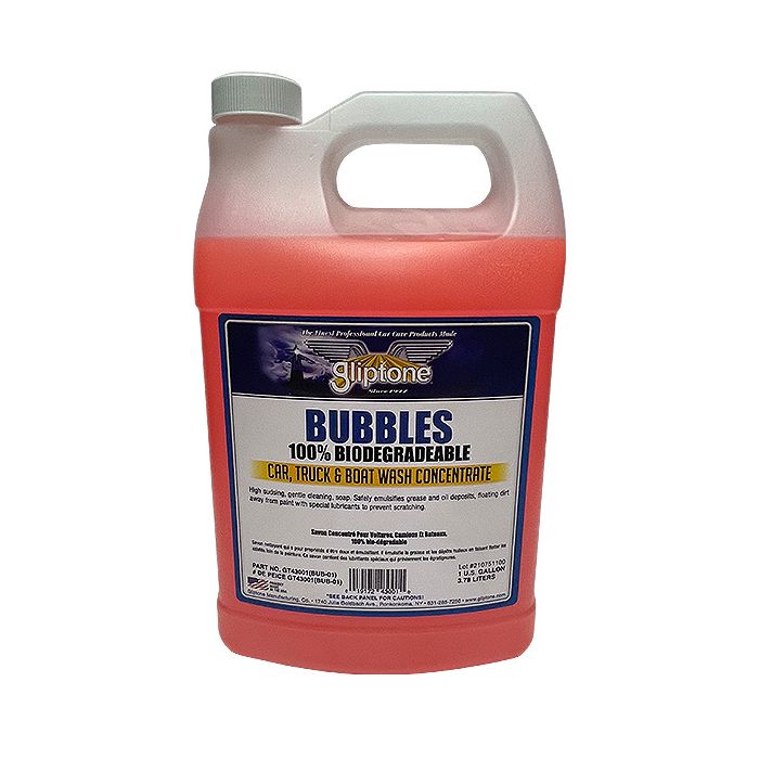 BUBBLES, Premium Car Wash Concentrate. Pink Color. - Gallon