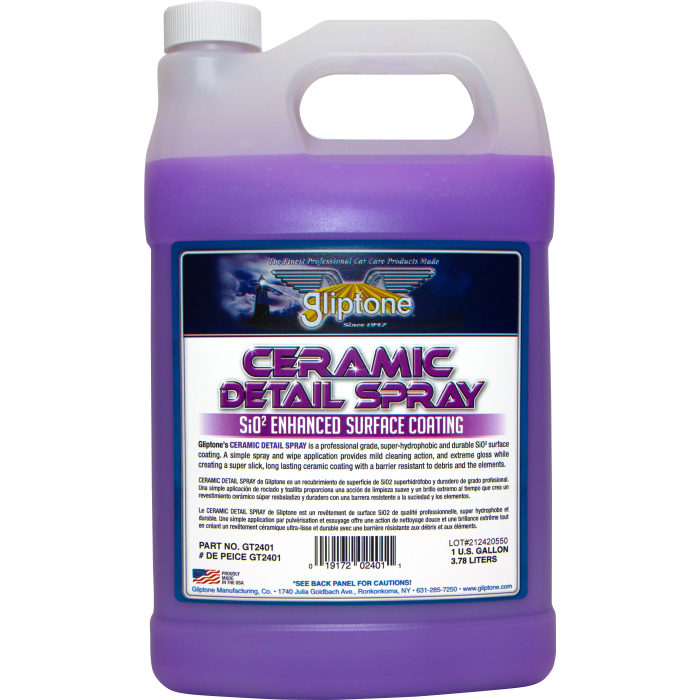 Gliptone Ceramic Detail Spray Si02 Enriched Exterior Detailer (Gallon)