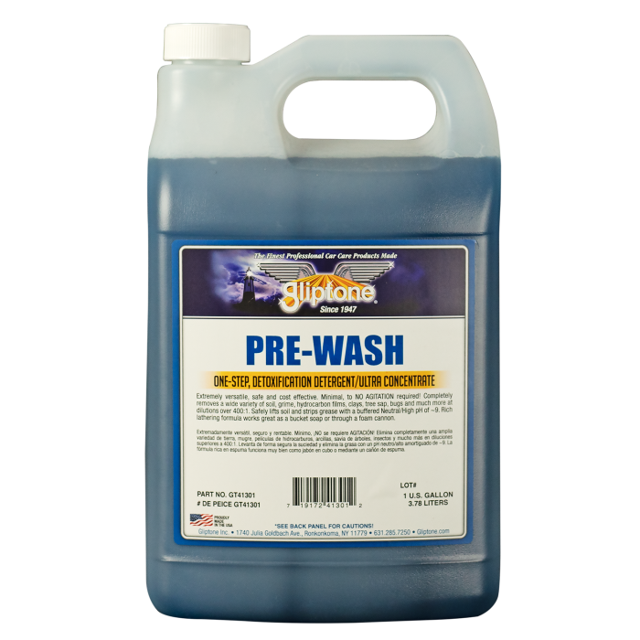 Gliptone Pre-Wash Soap Traffic Film Remover / Single-Step Prep (Gallon)