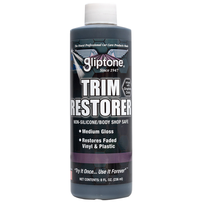 Gliptone Trim Restorer Flexible, Non-Silicone, Body Shop Safe (8 oz)