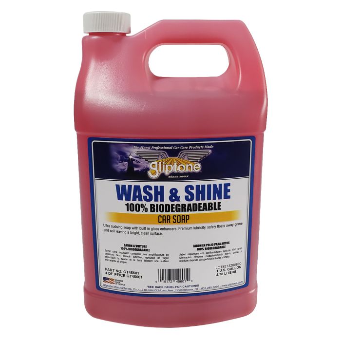 Gliptone Wash & Shine Premium Thick Red Fruit-Scented Soap (Gallon)