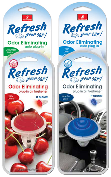 Refresh Odor Eliminating Glowing Air Fresheners - Scent:Fresh Linen