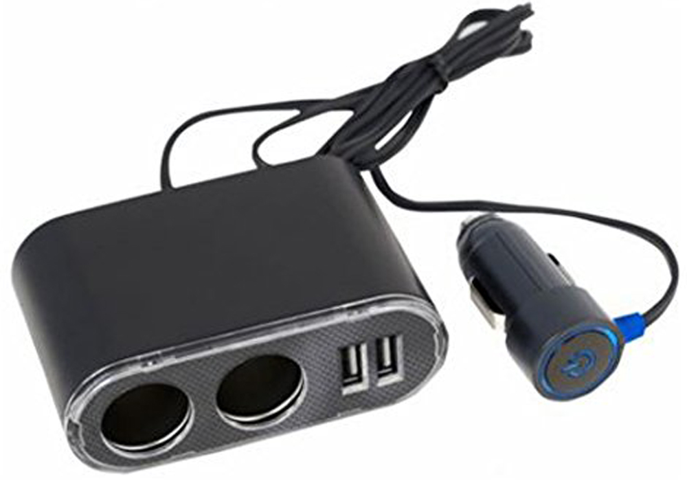 GOXT Carbon Fiber Dual 12V & USB Charger