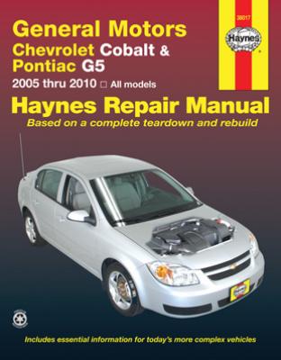 Chevrolet Cobalt & Pontiac G5 Haynes Repair Manual (2005-2010)