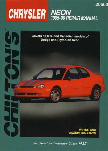 Dodge & Plymouth Neon Chilton Manual (1995-1999)