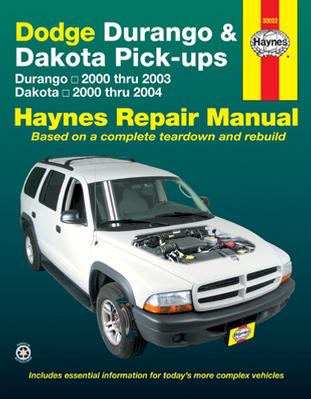 Dodge Durango & Dakota Haynes Repair Manual (2000-2004)