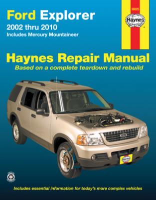 Ford Explorer & Mercury Mountaineer Haynes Repair Manual (2002-2010)