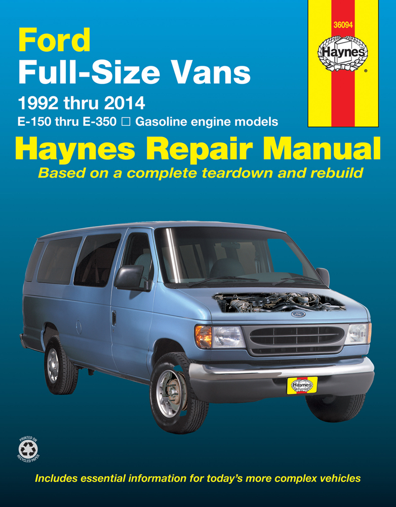 Ford Full-Size E150-E350 Vans Haynes Repair Manual (1992-2014)