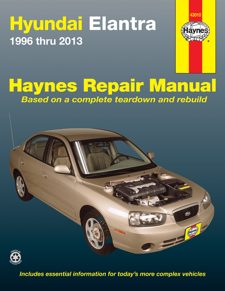 Hyundai Elantra Haynes Repair Manual (1996-2013)