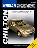 Infiniti G35/Nissan 350Z (2003-08) Chilton Manual