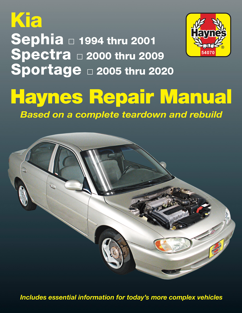 Kia Sephia, Spectra & Sportage Haynes Repair Manual (1994-2020)