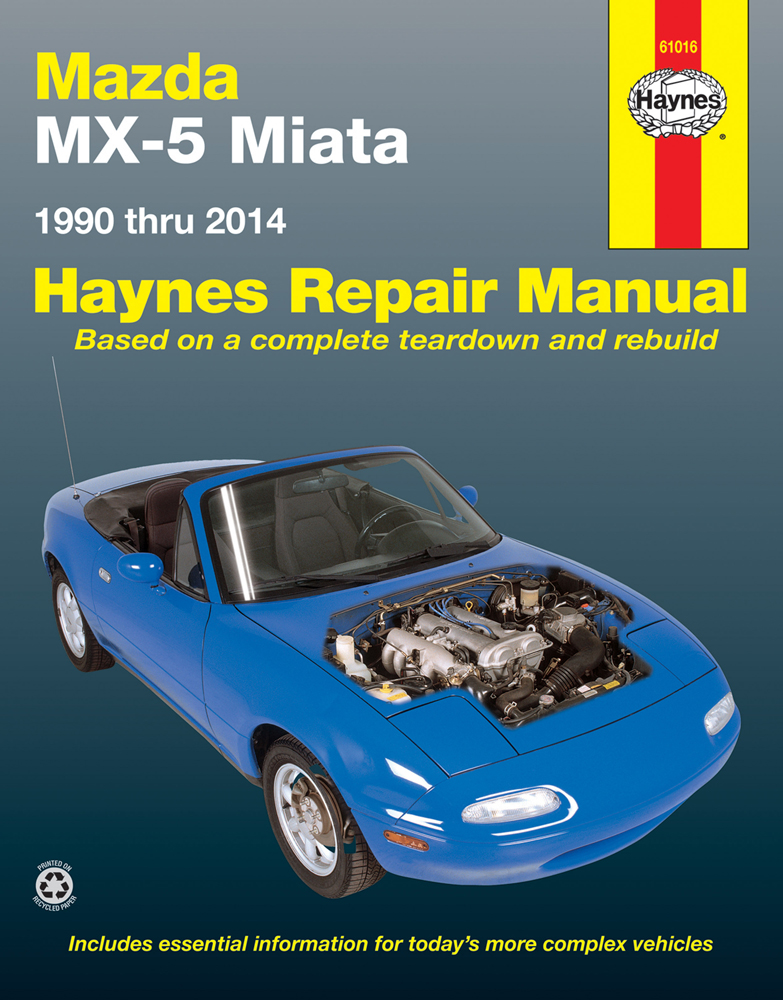 Mazda MX-5 Miata Haynes Repair Manual (1990-2014)