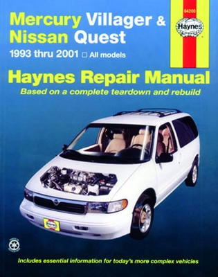 Mercury Villager & Nissan Quest Haynes Repair Manual (1993-2001)
