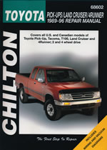Toyota Pick-Ups/Land Cruiser/4Runner (1989-96) Chilton Manual