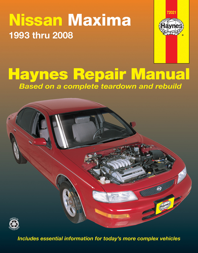 Nissan Maxima Haynes Repair Manual (1993-2008)