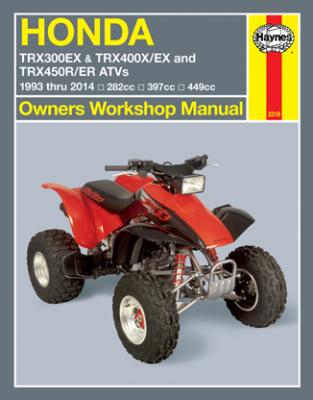 Honda TRX300EX, TRX400EX & TRX450R Haynes Repair Manual (1993-2014)