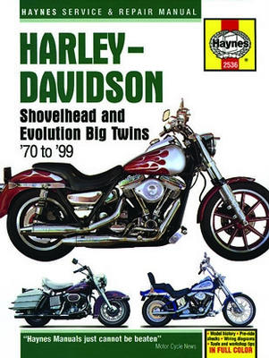 Harley-Davidson Shovelhead & Evolution Big Twins Haynes Repair Manual (1970-1999)