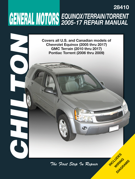 Chevrolet Equinox & Pontiac Torrent Chilton Manual (2005-2017)