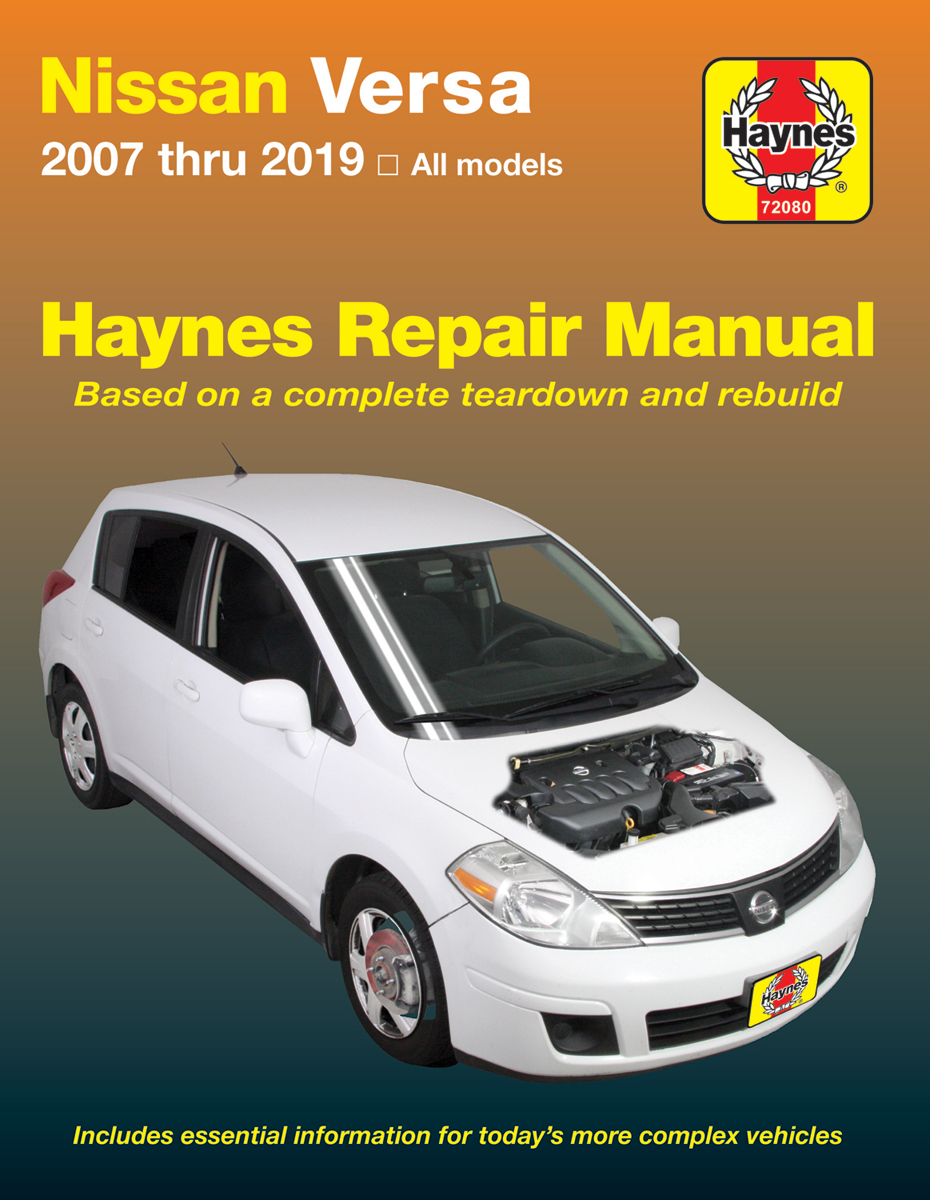 Nissan Versa Haynes Repair Manual (2007-2019)