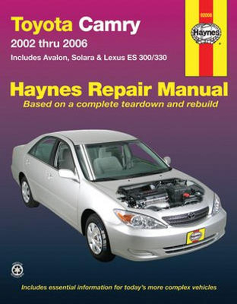 Toyota Camry Haynes Repair Manual (2002 - 2006)