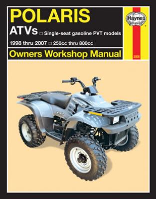Haynes Polaris ATVs 250 to 500cc Manual (1998-2007)