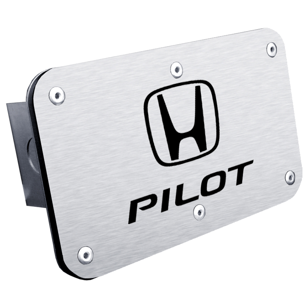 Honda Pilot Class III Stainless Steel Hitch Plug - Hitch Finish:Rugged Black - Class III