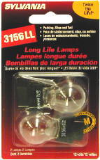 Sylvania 3156LL Long Life Mini Bulbs