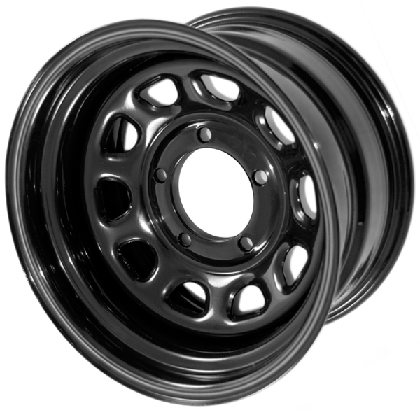 Jeep Wrangler & Cherokee 15" x 8" Black Steel Wheel Frame (1987-2006)