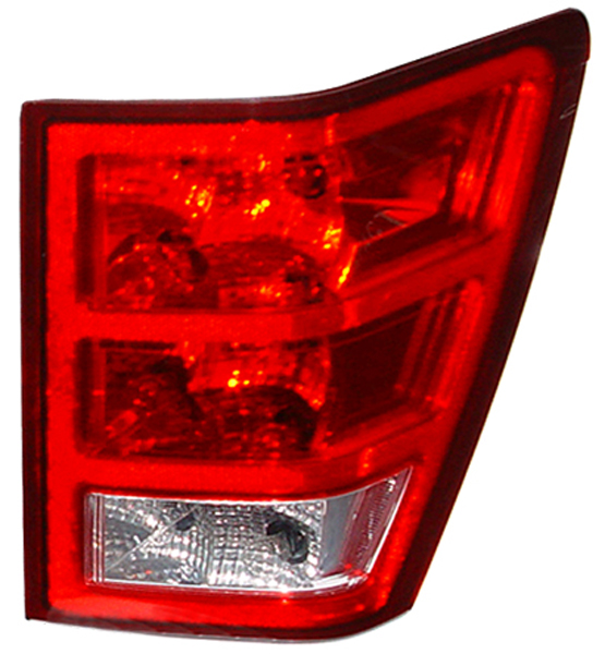 Jeep Cherokee WK Single Taillight Assembly (2007-2010) - Side:Passenger Side