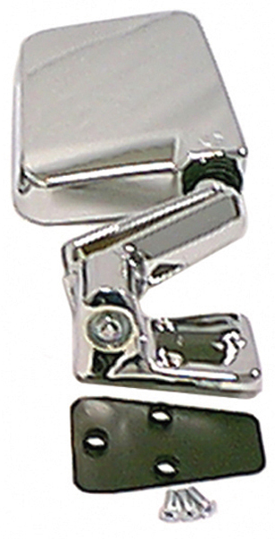 Jeep Wrangler Single Chrome Side Mirror (1987-2002) - Side of Vehicle:Right