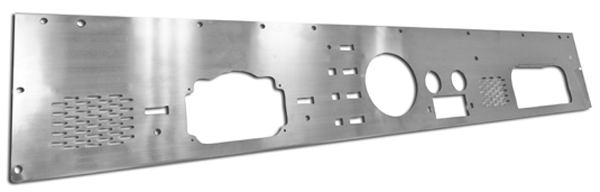 Jeep CJ Stainless Steel Dash Panel Replacements (1976-1986) - Style:Blank