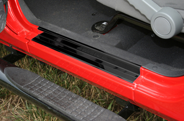 Jeep Wrangler (JK) Black Entry Guard Kit (2007-2018) - Size of Jeep:2 Door
