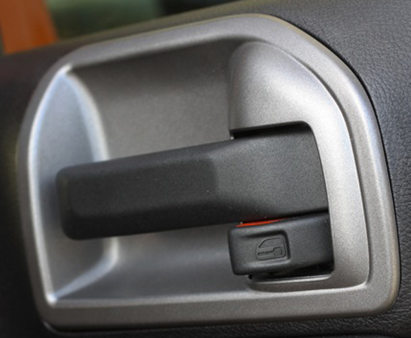 Jeep Wrangler JK Door Latch Trim-Pair (2011-2015) - Color:Silver