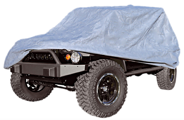 Jeep Wrangler JK 2 Door Three Layer Full Car Cover Kit (2007-2018) - Kit:Cover Only