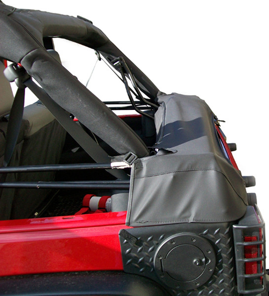 Jeep Wrangler (JK) Black Soft Top Storage Boot (2007-2018) - Size of Jeep:2 Door