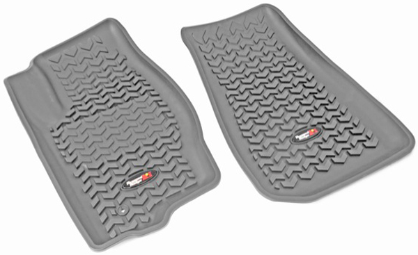 Jeep Compass, Patriot & Dodge Caliber Front All Terrain Floor Liners-Pair (2007-2018) - Color:Black