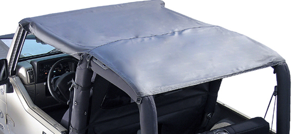 Jeep Wrangler TJ Header Roll Bar Top (1997-2006) - Color:Denim Black